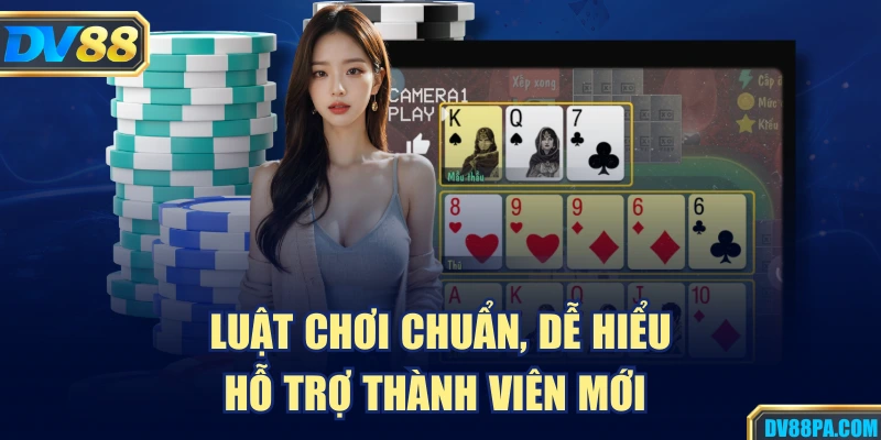Luật chơi chuẩn, dễ hiểu, hỗ trợ thành viên mới 